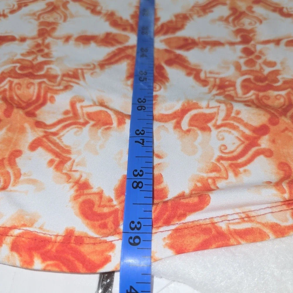 Michael Kors Flare Midi Dress Womens Plus Size 3x Dopamine Beach Vacation Resort
